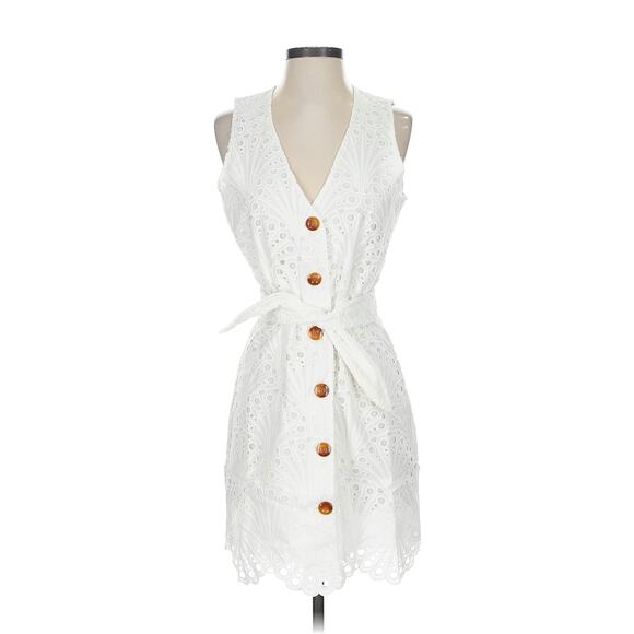 Andie The Navarino Dress in Eyelet White XL NWT - Picture 4 of 9